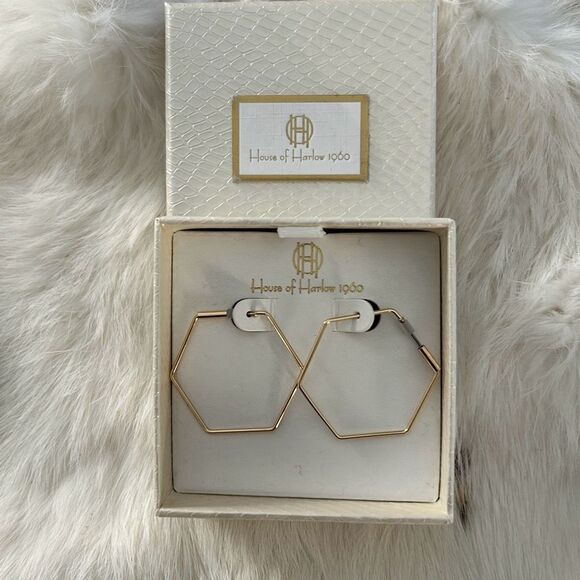 House of Harlow Honeycomb Earrings - Picture 1 of 4